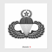 Sticker Insigne de parachutiste, Maître (Feuille)