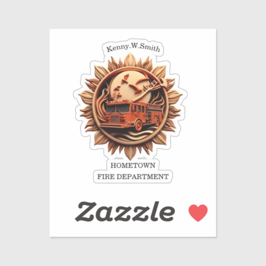 Sticker Insigne de prestige rayonnant, Honneur (Feuille)