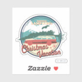 Sticker Insigne de vacances de Noël de la Lampe nationale (Feuille)