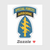 Sticker Insigne des forces spéciales - Onglet aéroporté (Feuille)