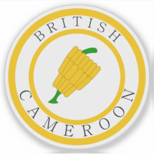Sticker Insigne du Cameroun britannique (1922-1961)
