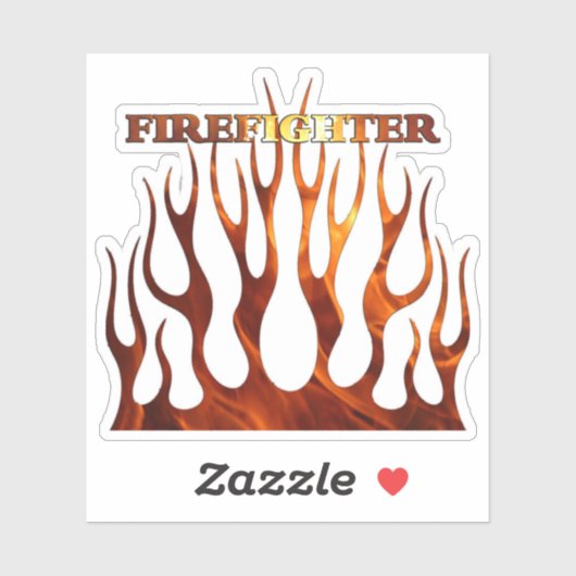 Sticker Insignes de Secourt de pompier (Feuille)