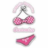 Sticker Inspecteur de lingerie Thunder_Cove (Devant)