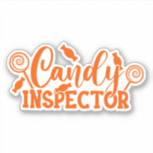 Sticker Inspecteur Halloween Candy (Devant)
