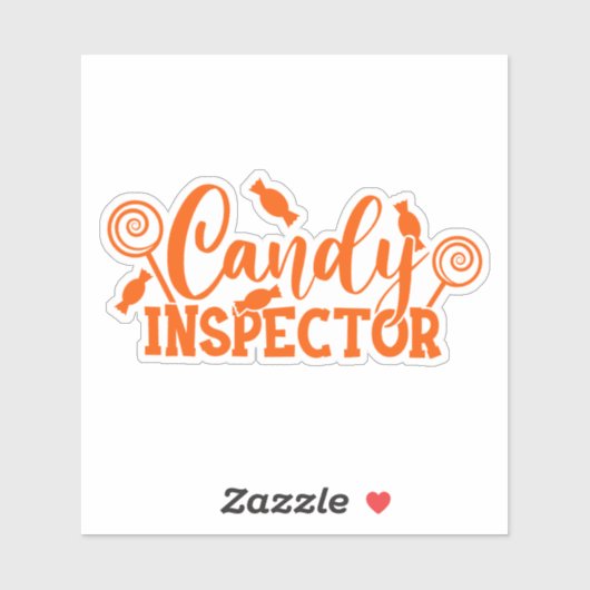 Sticker Inspecteur Halloween Candy (Feuille)