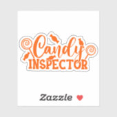 Sticker Inspecteur Halloween Candy (Feuille)
