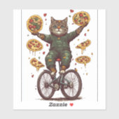 Sticker Inspecteur Whiskers - Funny Cat Mystery Novel (Feuille)