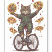 Sticker Inspecteur Whiskers - Funny Cat Mystery Novel (Devant)