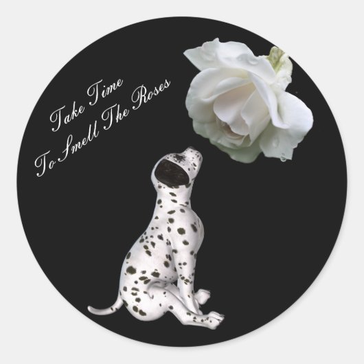 Sticker Inspirational Rose Puppy Rose (Devant)