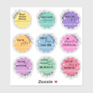 Sticker Inspirationnel - Encouragement, Citations Motivati