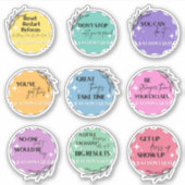 Sticker Inspirationnel - Encouragement, Citations Motivati (Devant)