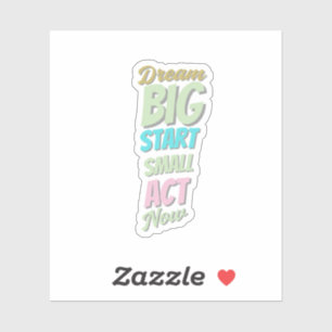 Sticker Inspirerend prijsopgave