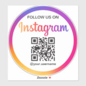 Sticker Instagram Business QR Code (Feuille)