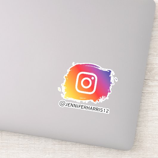 Sticker Instagram moderne personnalisé (Détail)