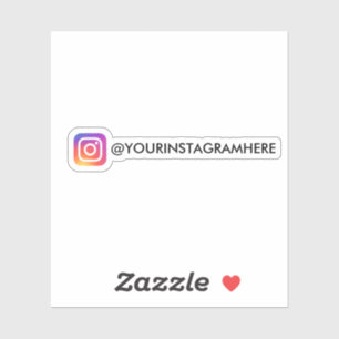 Sticker Instagram personnalisé Médias sociaux