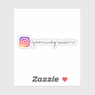 Sticker Instagram Social Media Personnalisé