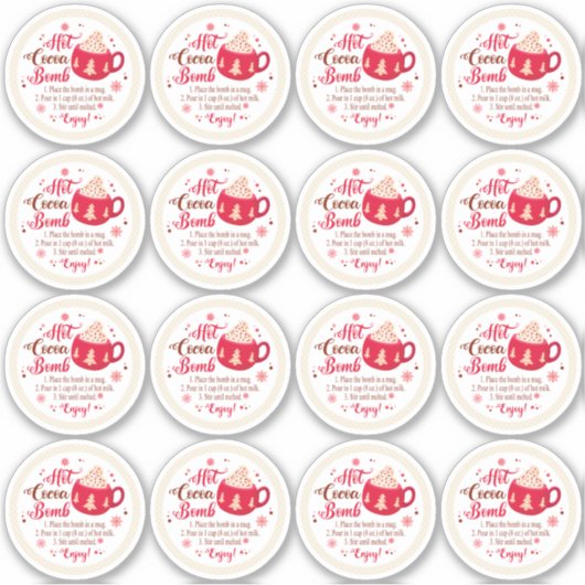 Sticker Instructions relatives à l'utilisation du chocolat (Devant)