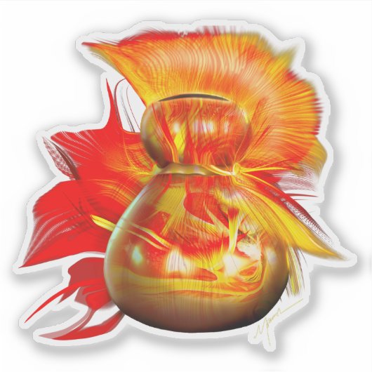Sticker Instrument Ipu Hawaii Gourd (Devant)