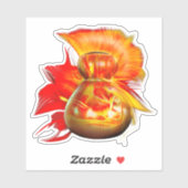 Sticker Instrument Ipu Hawaii Gourd (Feuille)