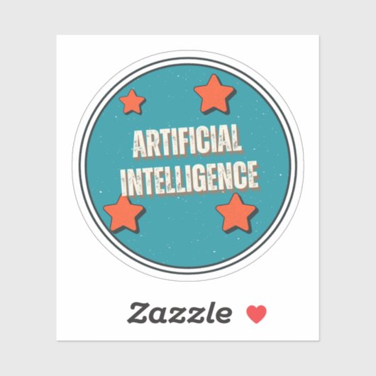Sticker Intelligence artificielle (Feuille)