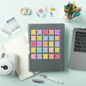 Sticker Intercalaires de classeur pour onglets d'index d'e (Couverture iPad)