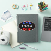 Sticker INTERDIRE LES ARMES D'ASSAUT MAINTENANT ! Pour une (Couverture iPad)