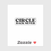 Sticker Interface de commande | Circle Back Never Technica (Feuille)