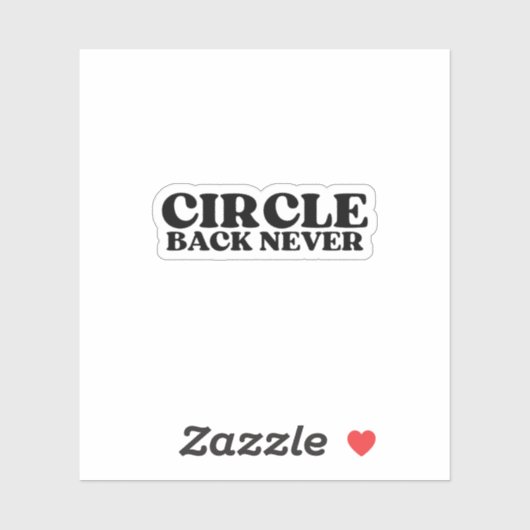 Sticker Interface de commande | Circle Back Never Technica (Feuille)