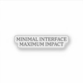 Sticker Interface Protocol | Minimal Interface Technical  (Devant)