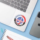 Sticker Interkosmos (Ordinateur portable avec iPhone)