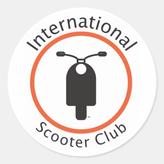 Sticker International Scooter Club (Devant)