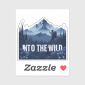 Sticker Into the Wild (Feuille)