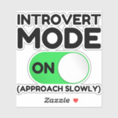 Sticker Introvert (Feuille)