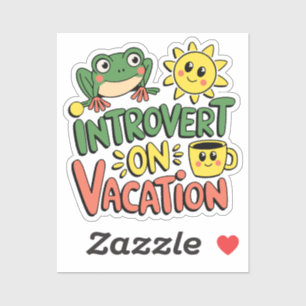Sticker Introvert Sunshine Break