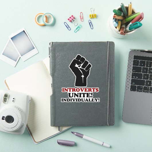 Sticker Introverties Unite (Couverture iPad)