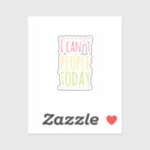 Sticker Introvertir l'Humour introduit (Feuille)