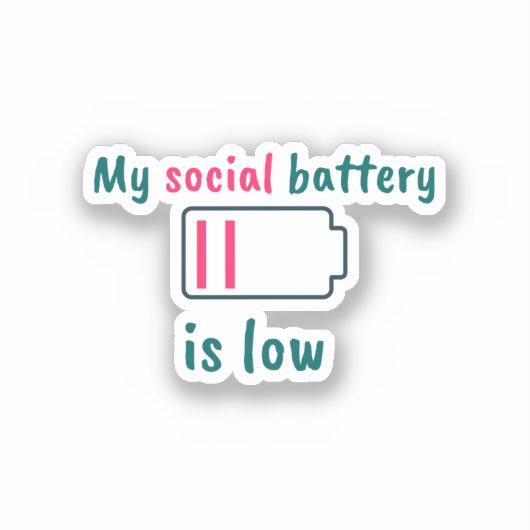 Sticker Introvertir l'Humour introduit (Recto)