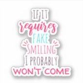 Sticker Introvertir l'Humour introduit (Devant)