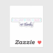 Sticker Introvertir l'Humour introduit (Feuille)