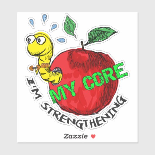 Sticker Invader Apple (Feuille)