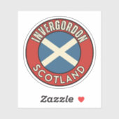Sticker Invergordon, Écosse (Feuille)