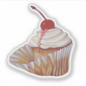 Sticker Invitation Cupcake (Devant)