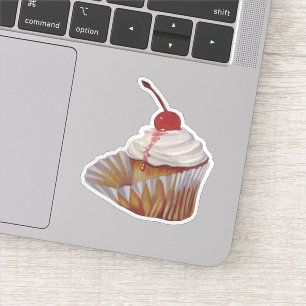 Sticker Invitation Cupcake
