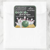 Sticker Invitation du Green Bowling Party (Sac)
