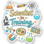 Sticker Invitation Jeune Scientifique en Formation (Recto)