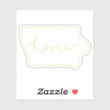 Sticker Iowa "Home"