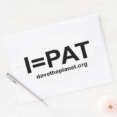Sticker IPAT - Dave la planète (Enveloppe)