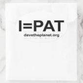 Sticker IPAT - Dave la planète (Sac)