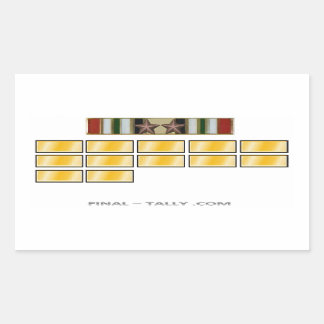 Sticker Irak 12 maanden met Campaign Star