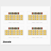 Sticker Irak 15 maand met 3 Campagnester (Vel)